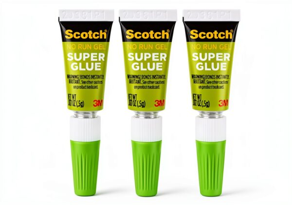 Scotch Super Glue Gel Multipack Instant Adhesive Leather-1