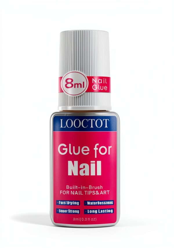 LOOCTOT Nail Glue Fast Drying Water Resistant Professional-3