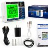 Hydrofarm CO2 Monitor Data Logger White Blue Temperature-5