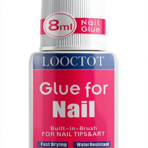 LOOCTOT Nail Glue Fast Drying Water Resistant Professional-0