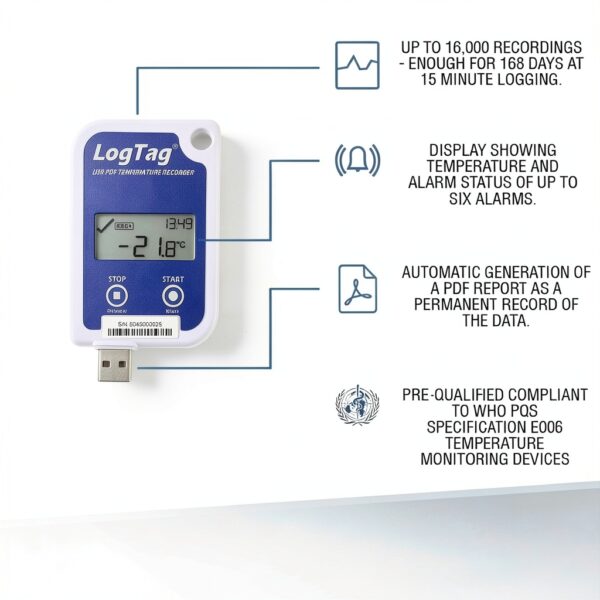 LogTag Temperature Data Logger USB Display Industrial Use-2