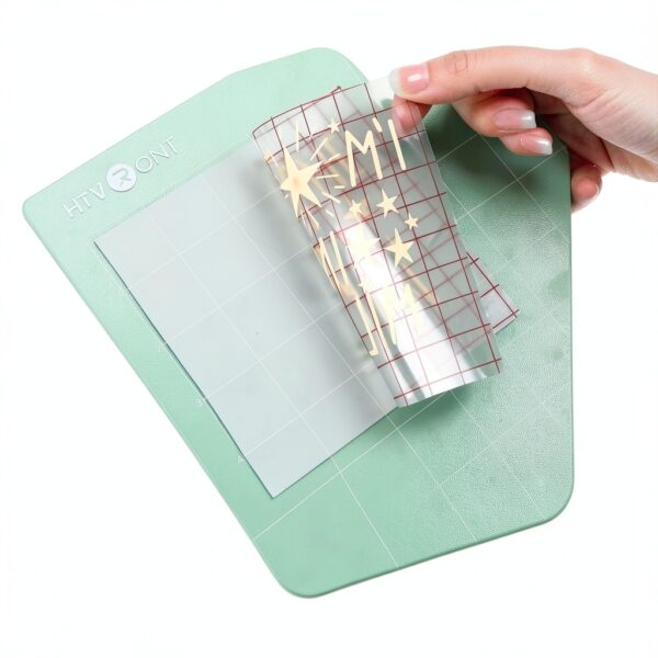 HTVRONT Transfer Tape Medium Tack Red Grid Craft Paper-3
