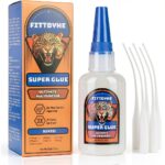 FITTDYHE Super Glue Fast Drying Waterproof for DIY Projects-0