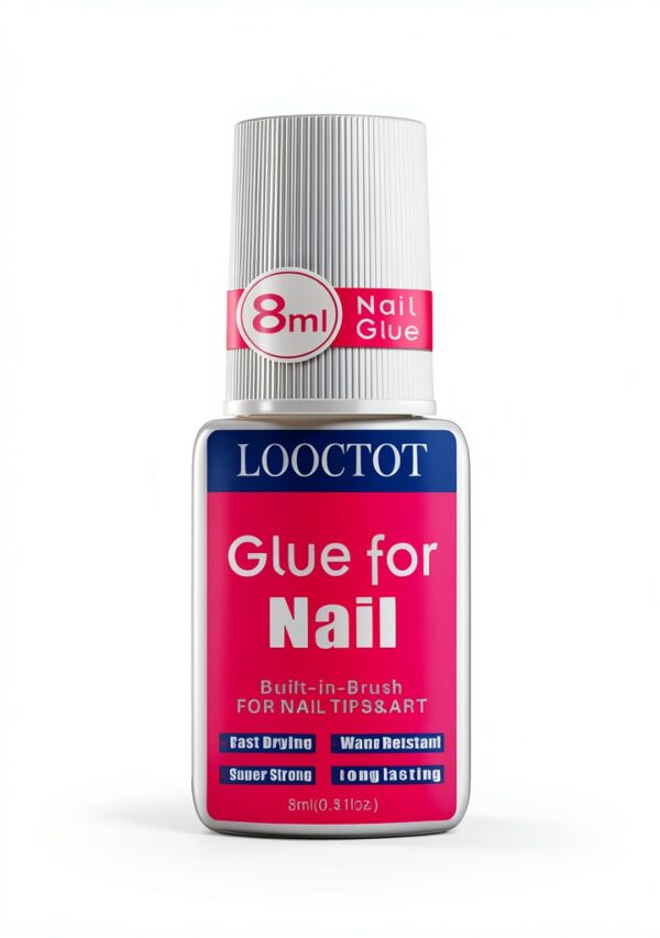 LOOCTOT Nail Glue Fast Drying Water Resistant Professional-4