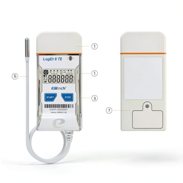 Elitech Data Logger Temperature Humidity FDA Compliant-8