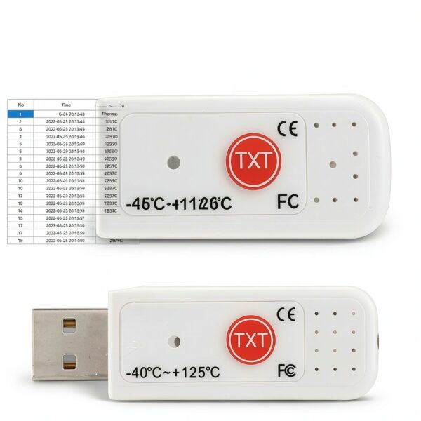 GOWENIC Temperature Logger Dual Sensor Hyperbola Display-3
