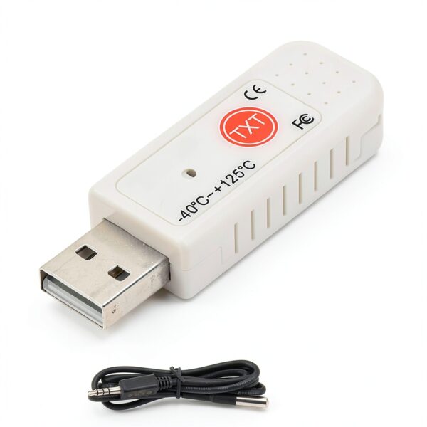 GOWENIC Temperature Logger Dual Sensor Hyperbola Display-6