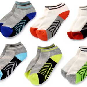 Boys Ankle Socks Multi Color 6 Pack The Childrens Place-0