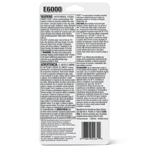 E6000 Craft Glue Strong Bond Adjustable Set Time Four Pack-1
