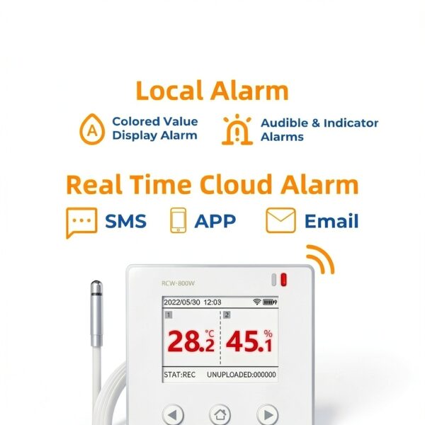 Elitech WIFI Temperature Humidity Monitor Data Logger-2