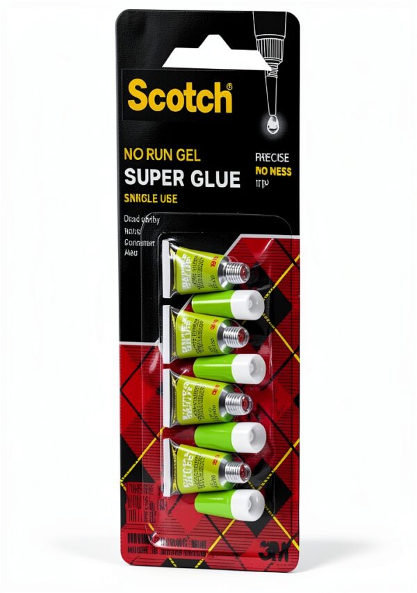 Scotch Super Glue Gel Multipack Instant Adhesive Leather-2