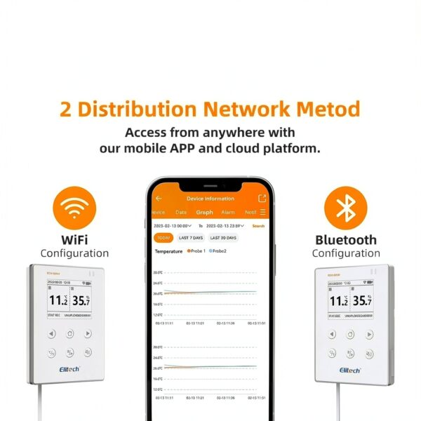 Elitech WIFI Temperature Humidity Monitor Data Logger-5