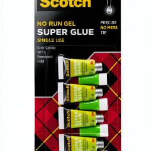 Scotch Super Glue Gel Multipack Instant Adhesive Leather-0
