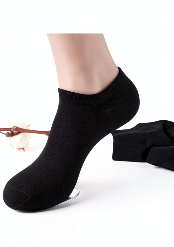 Kids Black Cotton Socks 18 Pairs Low Cut Unisex Children-6