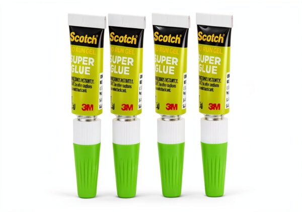 Scotch Super Glue Gel Multipack Instant Adhesive Leather-4