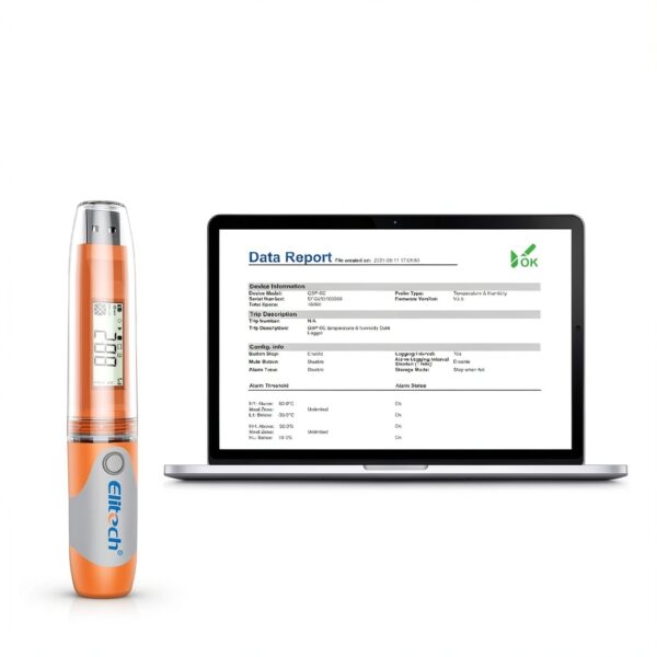 Elitech Temperature Data Logger USB LCD Alarm Settings-1