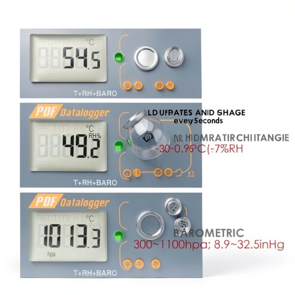 Gain Express USB Data Logger Temperature Humidity Pressure-4