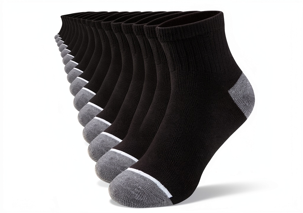 Boys wearing black ankle socks during outdoor play