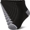 Boys Black Ankle Socks 20 Pairs Ultra Soft Reinforced-0