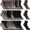 BOSSUN Boys Ankle Socks 30 Pack Lightweight Breathable-0