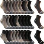 BOSSUN Boys Ankle Socks 30 Pack Lightweight Breathable-0