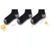 Boys Black Ankle Socks 20 Pairs Ultra Soft Reinforced-1