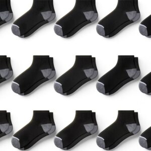 Boys Ankle Socks 20 Pairs Ultra Soft Reinforced Toe Heel-0