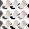 ZERULETS Kids Ankle Socks 20 Pairs Soft Blended Fabric-0