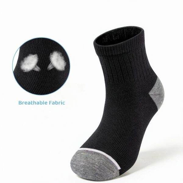BOSSUN Boys Ankle Socks 30 Pack Lightweight Breathable-3