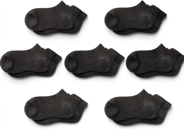 Boys Girls Ankle Socks Cotton Soft Athletic Kids Sizes