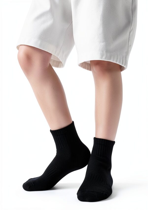 Hoomore Kids Ankle Socks Cotton Seamless Toe Athletic-3