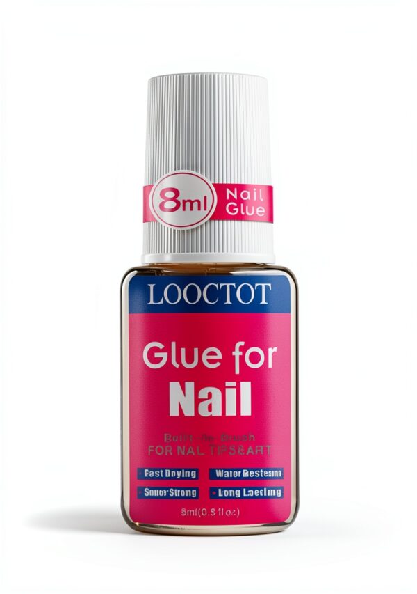 LOOCTOT Nail Glue Fast Drying Water Resistant Professional-2