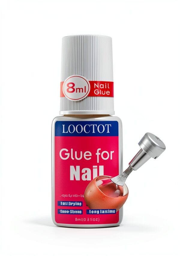 LOOCTOT Nail Glue Fast Drying Water Resistant Professional-1