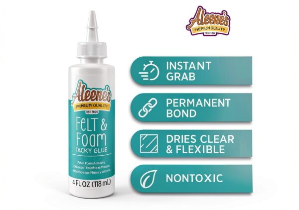 Aleenes Tacky Glue Strong Foam Craft Adhesive Original-5