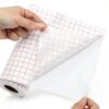 HTVRONT Transfer Tape Medium Tack Red Grid Craft Paper-2