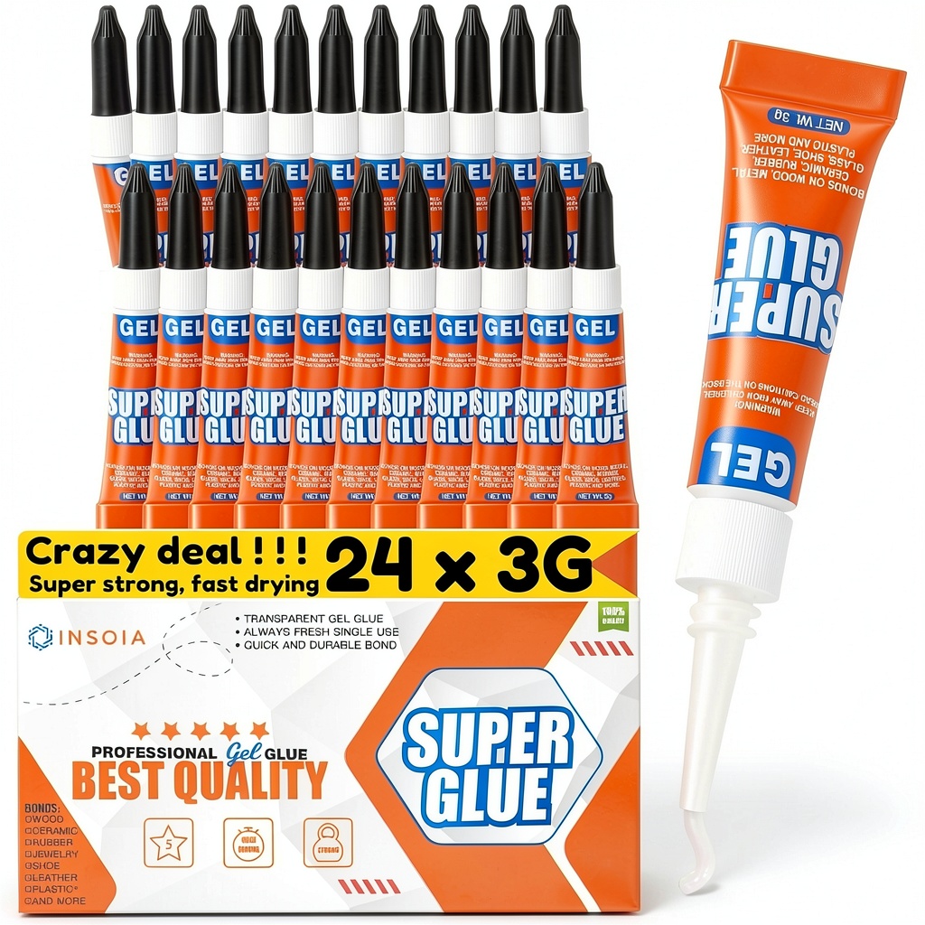 Installing INSOIA Super Glue Gel Liquid Cyanoacrylate Adhesive on a vertical ceramic intake manifold