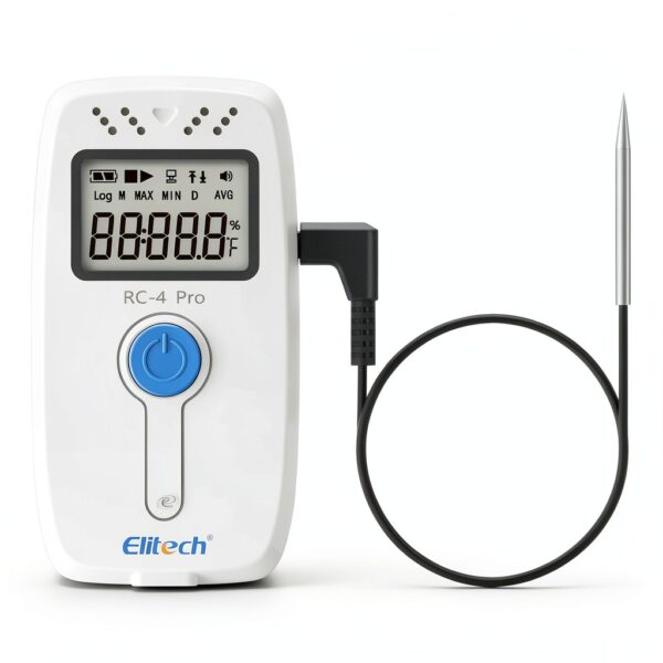 Elitech RC-4 Temperature Data Logger USB Alarm 64000 Points-0