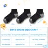 BOSSUN Boys Ankle Socks 30 Pack Lightweight Breathable-1