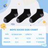 Boys Black Ankle Socks 20 Pairs Ultra Soft Reinforced-1