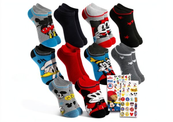 Mickey Mouse Socks Boys Girls 10 Pack Polyester Spandex-0