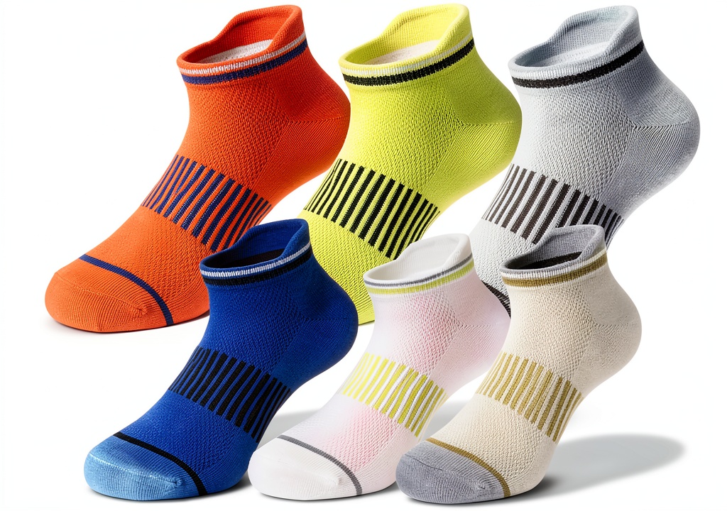 Boys wearing cotton ankle socks during outdoor play
