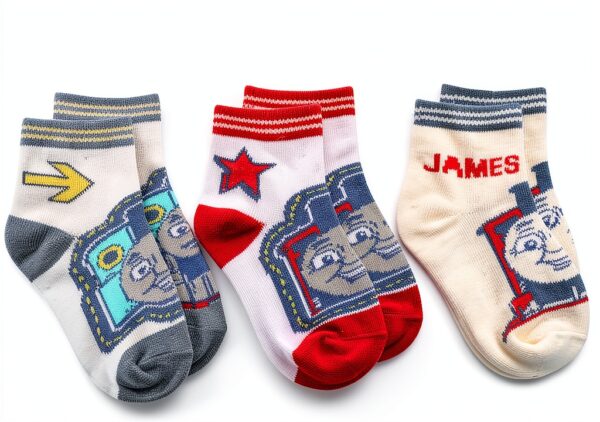 Thomas the Train Socks Boys 6 Pairs Lightweight Comfortable-0