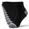 Boys Black Ankle Socks 20 Pairs Ultra Soft Reinforced-0