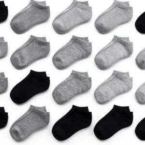 SPTRAMLE Kids Ankle Socks 30 Pairs Soft Moisture Wicking-0