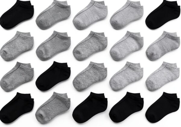 SPTRAMLE Kids Ankle Socks 30 Pairs Soft Moisture Wicking-0