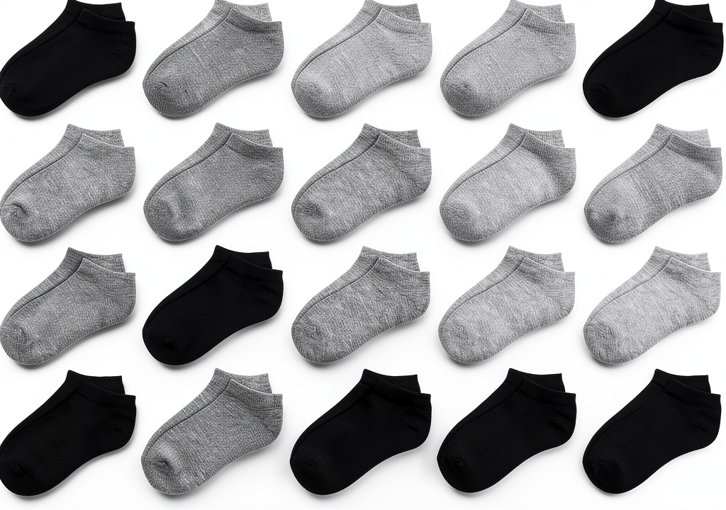 SPTRAMLE kids ankle socks in assorted colors and sizes