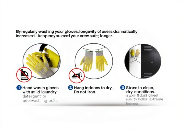 HexArmor Impact Gloves HiVis Grip Touchscreen Compatible-5