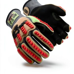 MAGID Safety Gloves Impact Protection Nitrile Grip-0
