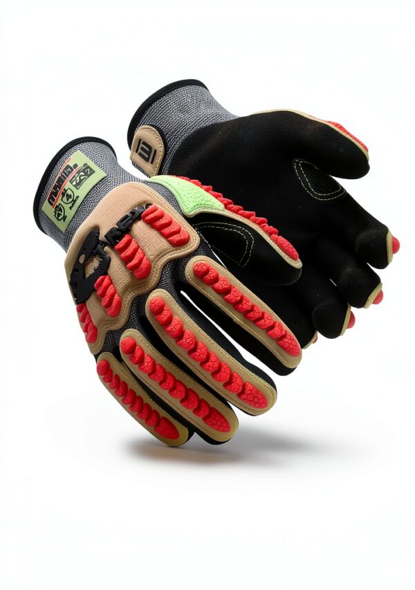 MAGID Safety Gloves Impact Protection Nitrile Grip-0