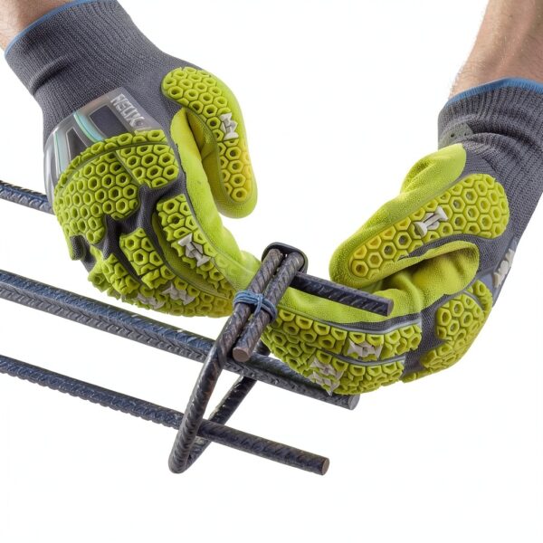 HexArmor Impact Gloves HiVis Grip Touchscreen Compatible-2